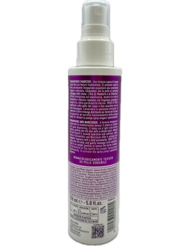 giardino dei sensi burro corpo spray - 150ml - osmanthus e narciso: tuttocasashop.live: igiene e cura della persona