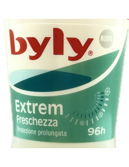 byly deodorante roll-on 50ml - 96h - extreme freschezza: tuttocasashop.live: igiene e cura della persona