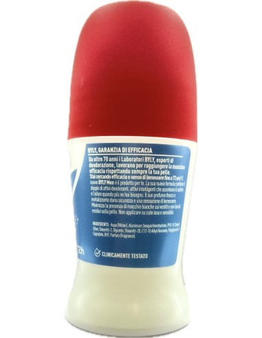 byly deodorante roll-on 50ml - 72h - for men: tuttocasashop.live: igiene e cura della persona