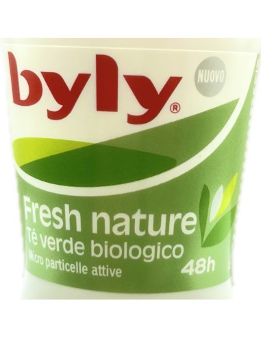 byly deodorante roll-on 50ml - 48h - fresh nature - te' verde: tuttocasashop.live: igiene e cura della persona