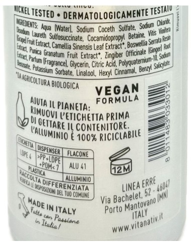 vitanativ professional shampoo 300ml - uso frequente: tuttocasashop.live: igiene e cura della persona