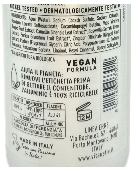 vitanativ professional shampoo 300ml - uso frequente: tuttocasashop.live: igiene e cura della persona