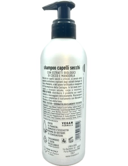vitanativ professional shampoo 300ml - per capelli secchi: tuttocasashop.live: igiene e cura della persona