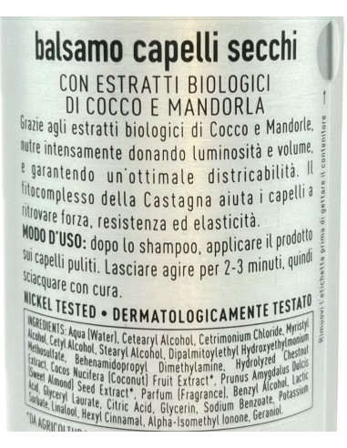 vitanativ professional balsamo 300ml - per capelli secchi: tuttocasashop.live: igiene e cura della persona