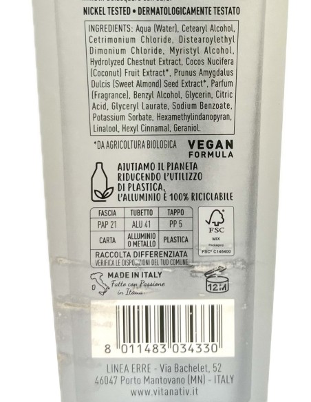 vitanativ professional maschera 150ml - nutriente per capelli secchi: tuttocasashop.live: igiene e cura della persona