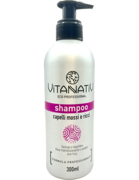 vitanativ professional shampoo 300ml - per capelli mossi e ricci: tuttocasashop.live: igiene e cura della persona