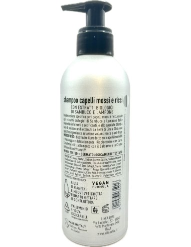 vitanativ professional shampoo 300ml - per capelli mossi e ricci: tuttocasashop.live: igiene e cura della persona