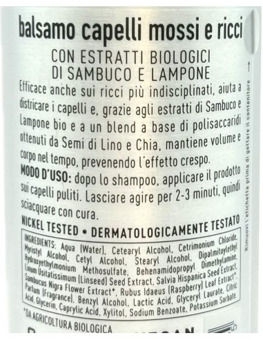 vitanativ professional balsamo 300ml - per capelli mossi e ricci: tuttocasashop.live: igiene e cura della persona