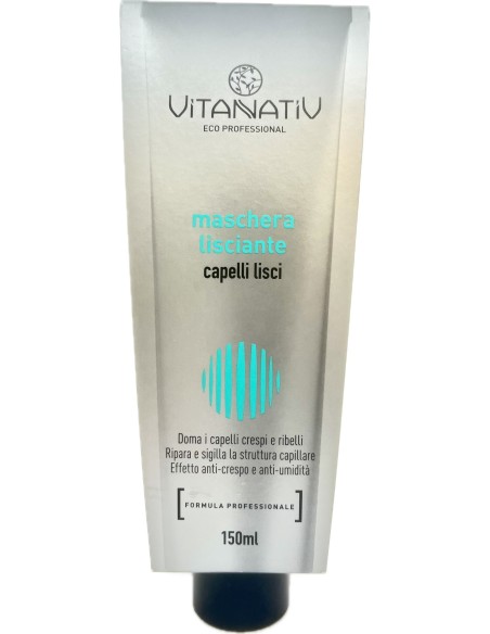vitanativ professional maschera 150ml - per capelli lisci - lisciante: tuttocasashop.live: igiene e cura della persona