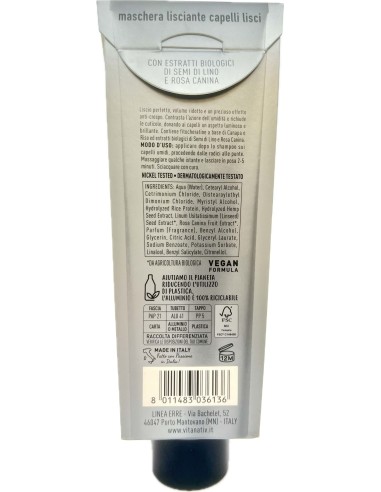 vitanativ professional maschera 150ml - per capelli lisci - lisciante: tuttocasashop.live: igiene e cura della persona