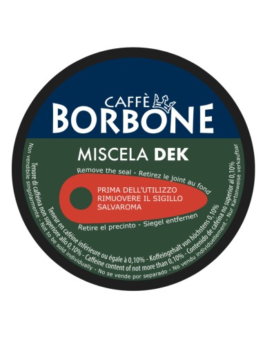 borbone miscela dek decaffeinato - caffe' 50 capsule - nescafe' dolce gusto: tuttocasashop.live: altro - bazar