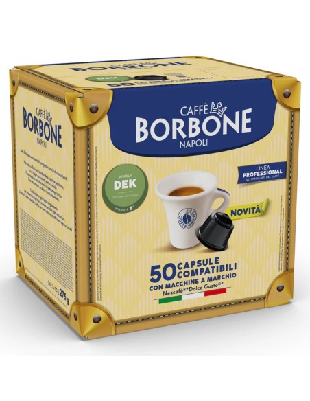 borbone miscela dek decaffeinato - caffe' 50 capsule - nescafe' dolce gusto: tuttocasashop.live: altro - bazar