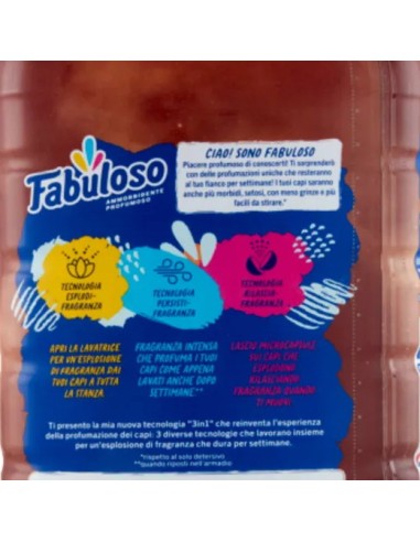 fabuloso ammorbidente per bucato - 56 lavaggi 1250ml - cocco: tuttocasashop.live: prodotti per bucato e tessuti