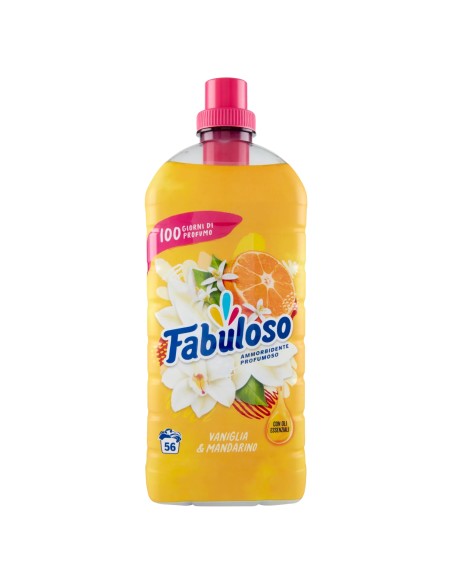 fabuloso ammorbidente per bucato - 56 lavaggi 1250ml - mandarino: tuttocasashop.live: prodotti per bucato e tessuti