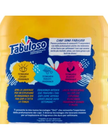 fabuloso ammorbidente per bucato - 56 lavaggi 1250ml - mandarino: tuttocasashop.live: prodotti per bucato e tessuti