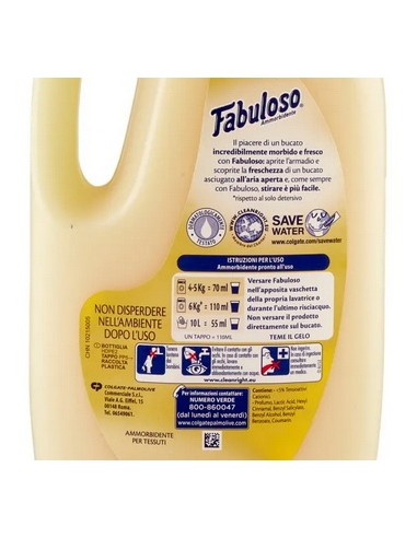 fabuloso ammorbidente 1500ml - 21 lavaggi - vaniglia: tuttocasashop.live: prodotti per bucato e tessuti