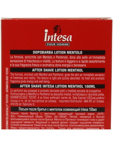 intesa pour homme after shave lozione dopobarba 100ml - rinfrescante: tuttocasashop.live: igiene e cura della persona