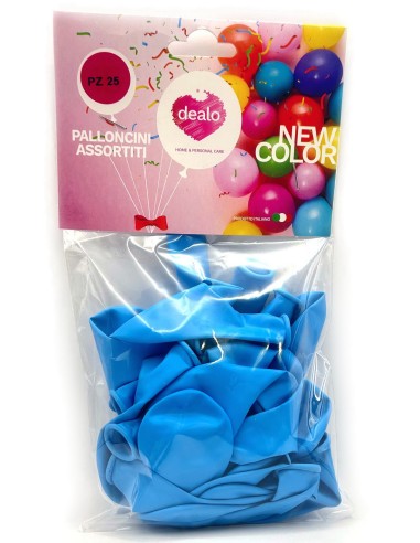 dealo 25 palloncini grandi gonfiabili - azzurri: tuttocasashop.live: carta & monouso