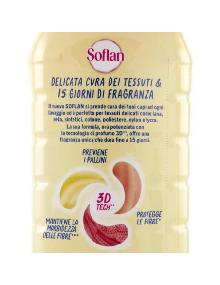 soflan detersivo liquido capi delicati 22 lavaggi - 900ml - vaniglia: tuttocasashop.live: prodotti per bucato e tessuti