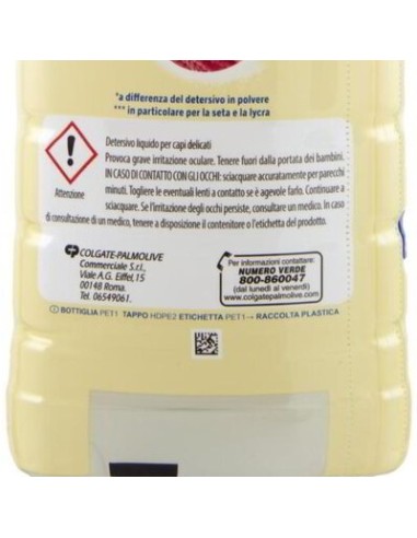 soflan detersivo liquido capi delicati 22 lavaggi - 900ml - vaniglia: tuttocasashop.live: prodotti per bucato e tessuti