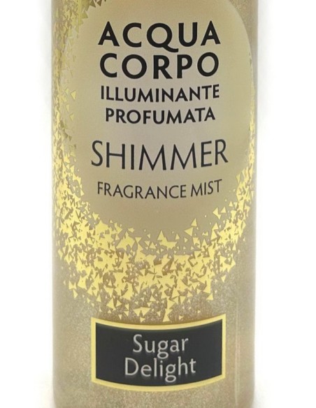 giardino dei sensi acqua corpo profumata illuminante 150ml - sugar delight: tuttocasashop.live: igiene e cura della persona