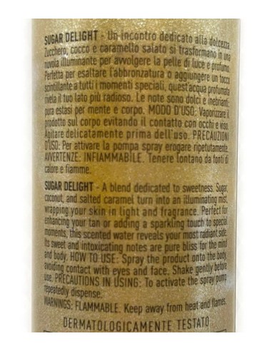giardino dei sensi acqua corpo profumata illuminante 150ml - sugar delight: tuttocasashop.live: igiene e cura della persona