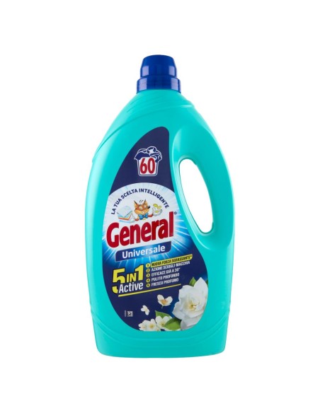 general detersivo lavatrice liquido 60 lavaggi 2400ml - universale: tuttocasashop.live: prodotti per bucato e tessuti