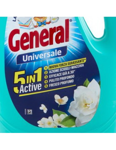general detersivo lavatrice liquido 60 lavaggi 2400ml - universale: tuttocasashop.live: prodotti per bucato e tessuti