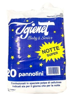 pannolini svedesi striscia notte - 20pz - incontinenza o post parto: tuttocasashop.live: igiene e cura della persona