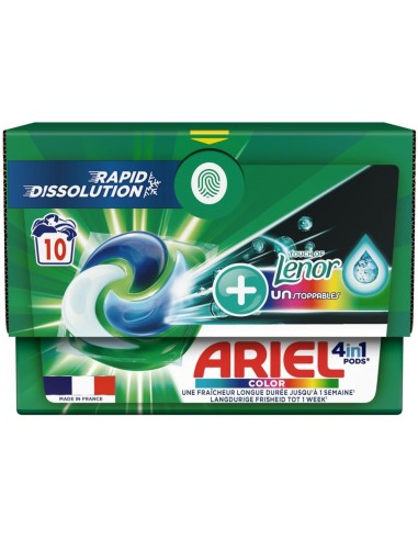 ariel pods detersivo lavatrice in caps - 10 pezzi - color: tuttocasashop.live: prodotti per bucato e tessuti