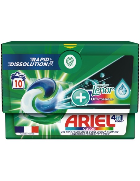 ariel pods detersivo lavatrice in caps - 10 pezzi - color: tuttocasashop.live: prodotti per bucato e tessuti