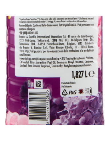 lenor ammorbidente concentrato 87 lavaggi 1827ml - ametista: tuttocasashop.live: prodotti per bucato e tessuti