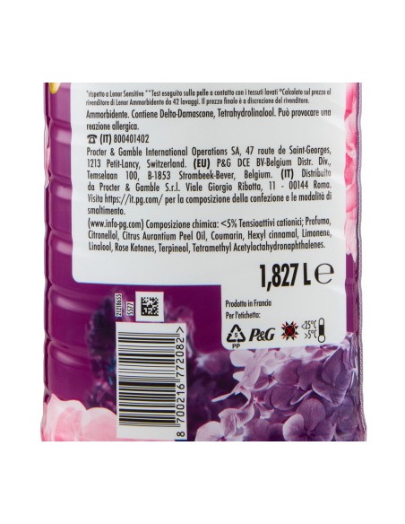 lenor ammorbidente concentrato 87 lavaggi 1827ml - ametista: tuttocasashop.live: prodotti per bucato e tessuti