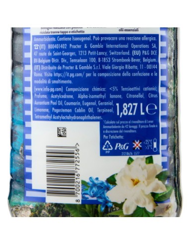 lenor ammorbidente concentrato 87 lavaggi 1827ml - capri: tuttocasashop.live: prodotti per bucato e tessuti