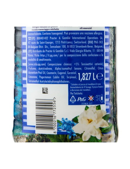 lenor ammorbidente concentrato 87 lavaggi 1827ml - capri: tuttocasashop.live: prodotti per bucato e tessuti