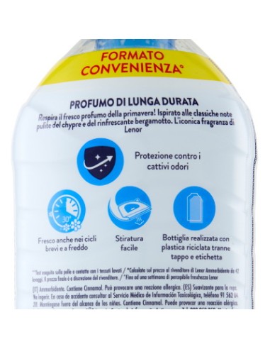 lenor ammorbidente concentrato 87 lavaggi 1827ml - primavera: tuttocasashop.live: prodotti per bucato e tessuti