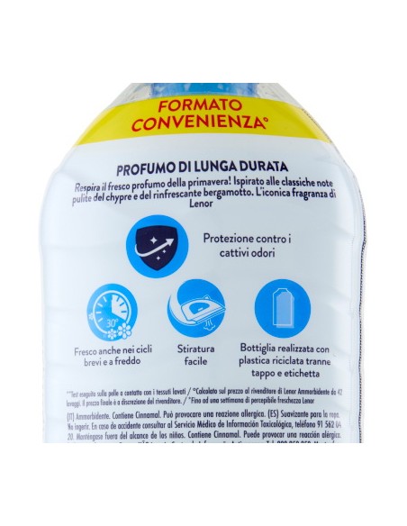 lenor ammorbidente concentrato 87 lavaggi 1827ml - primavera: tuttocasashop.live: prodotti per bucato e tessuti