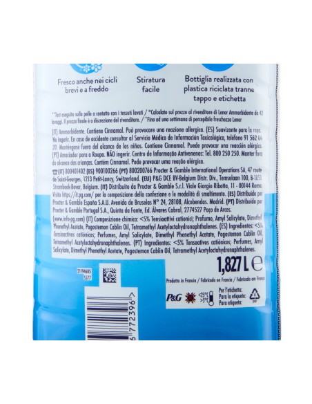 lenor ammorbidente concentrato 87 lavaggi 1827ml - primavera: tuttocasashop.live: prodotti per bucato e tessuti