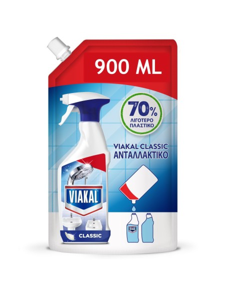 viakal casa anticalcare - ecoricarica xxl 900ml - classico: tuttocasashop.live: pulizia e cura della casa