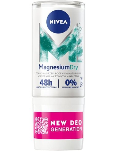 nivea deodorante roll-on 50ml - magnesium dry: tuttocasashop.live: igiene e cura della persona