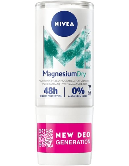 nivea deodorante roll-on 50ml - magnesium dry: tuttocasashop.live: igiene e cura della persona