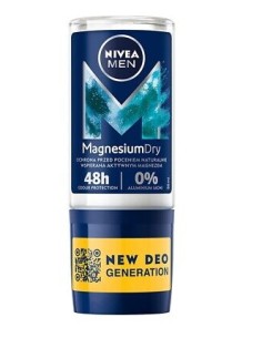 nivea deodorante roll-on 50ml - for men - magnesium dry: tuttocasashop.live: igiene e cura della persona