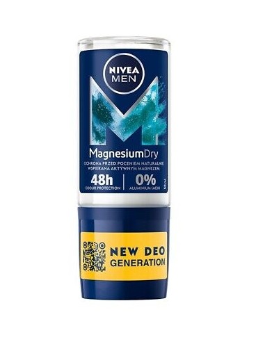 nivea deodorante roll-on 50ml - for men - magnesium dry: tuttocasashop.live: igiene e cura della persona