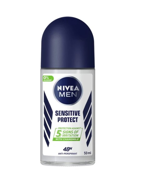 nivea deodorante roll-on 50ml - for men - sensitive protect: tuttocasashop.live: igiene e cura della persona