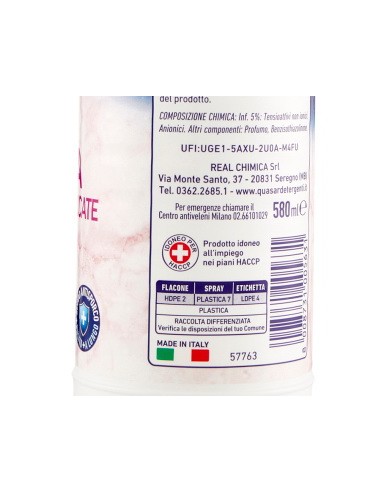 quasar detergente cucina spray - 580ml - con erogatore: tuttocasashop.live: pulizia e cura della casa
