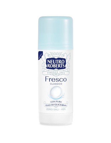 neutro roberts deodorante stick 40ml - fresco - classico: tuttocasashop.live: igiene e cura della persona