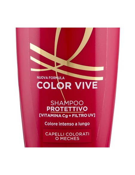 elvive l'oreal shampoo 300ml - color vive - per capelli colorati o meches: tuttocasashop.live: igiene e cura della persona