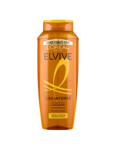 elvive l'oreal shampoo 300ml - liss intense - lisciante per capelli secchi: tuttocasashop.live: igiene e cura della persona