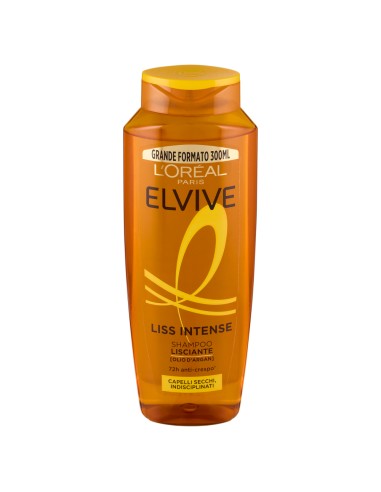 elvive l'oreal shampoo 300ml - liss intense - lisciante per capelli secchi: tuttocasashop.live: igiene e cura della persona