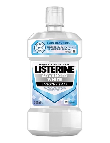 listerine collutorio per igiene orale - 500ml - advanced white: tuttocasashop.live: igiene e cura della persona